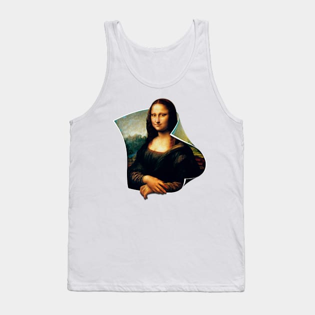 Mona Lisa Tank Top by timegraf